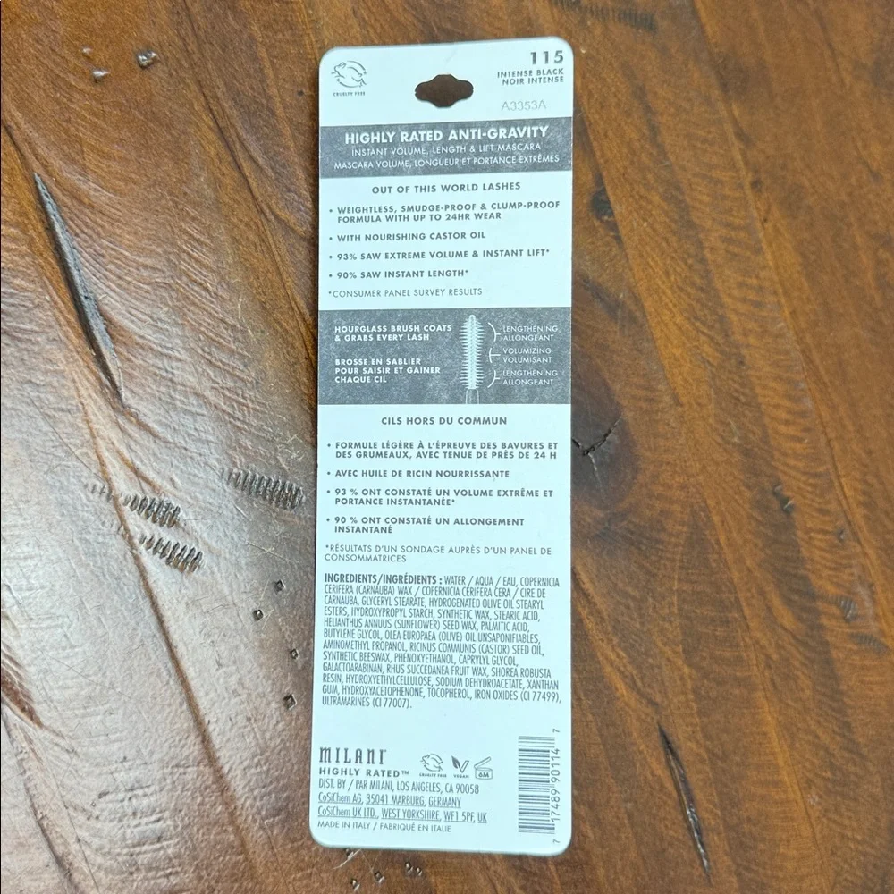 Milani Volumizing Mascara Black